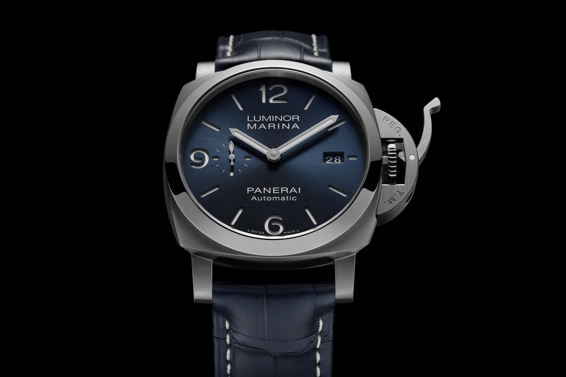 Panerai Luminor Marina PAM01313 dial detail