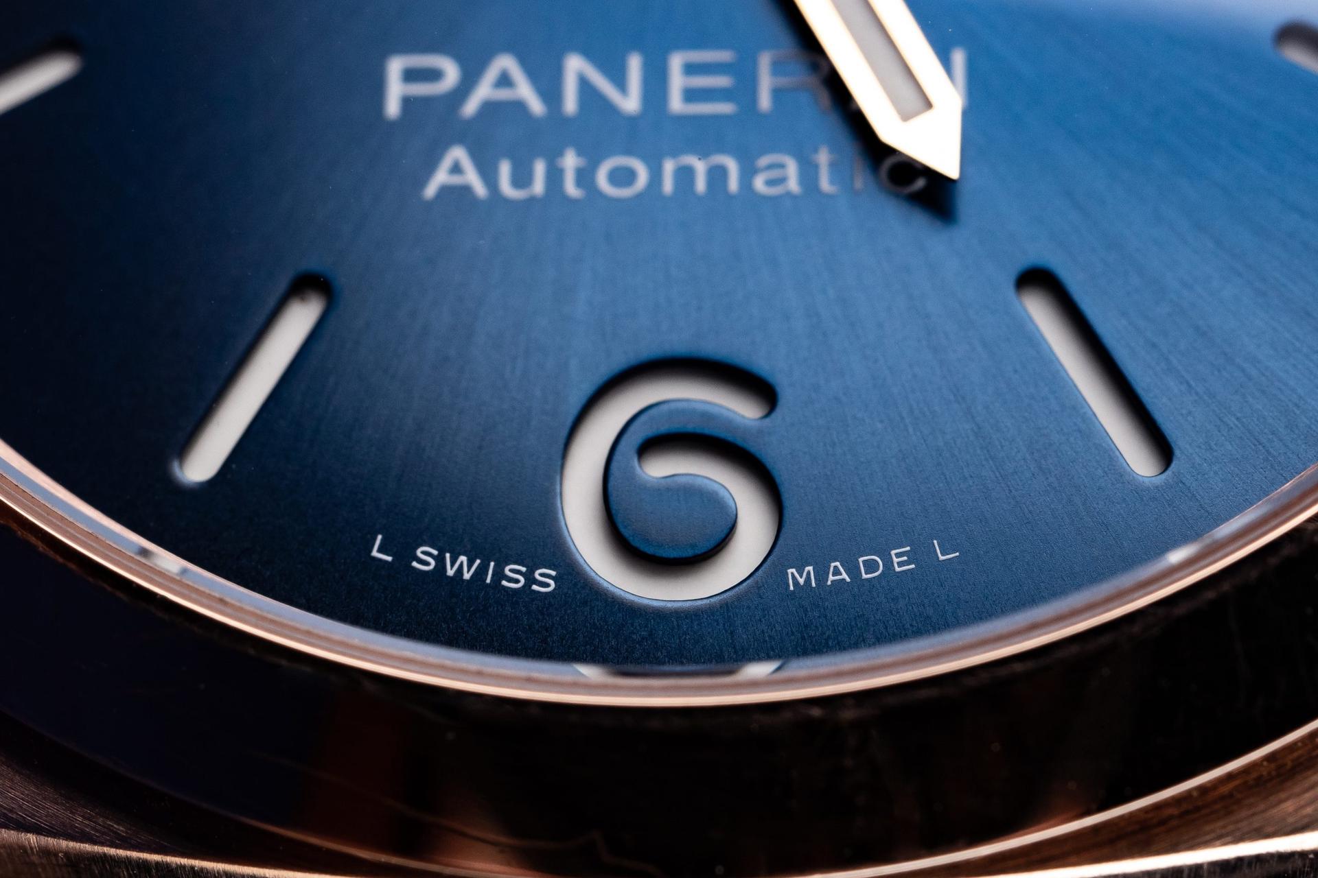 Panerai Luminor Quality Dial Closeup