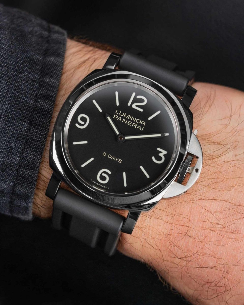 Panerai Rubber Strap On Luminor Wrist